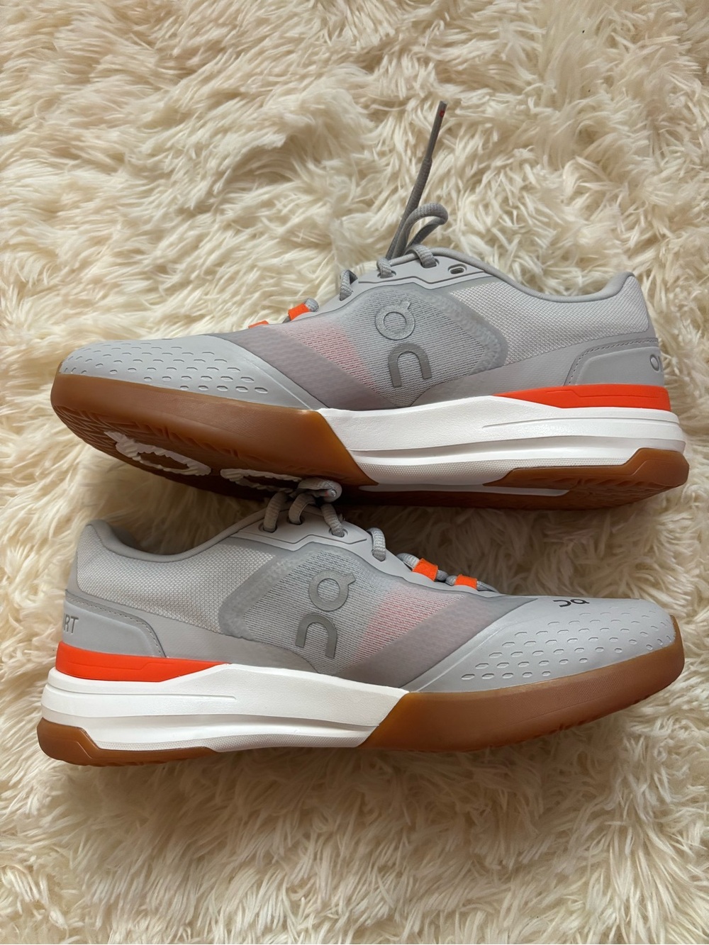 On Running The Roger Advantage Pro Men's 10 Tennis Shoes Gray Orange